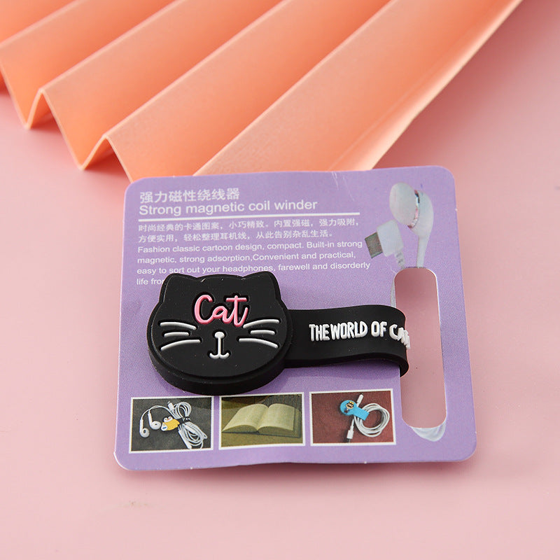 Cute Silicone Cartoon Magnetic Desktop Cable Organizer - Cable Organizers -  Trend Goods