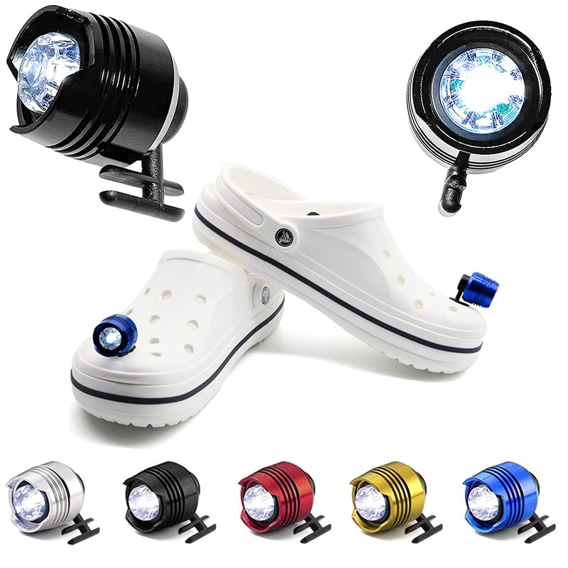 IPX5 Waterproof LED Headlights For Crocs Light 3 Modes - Flashlights -  Trend Goods