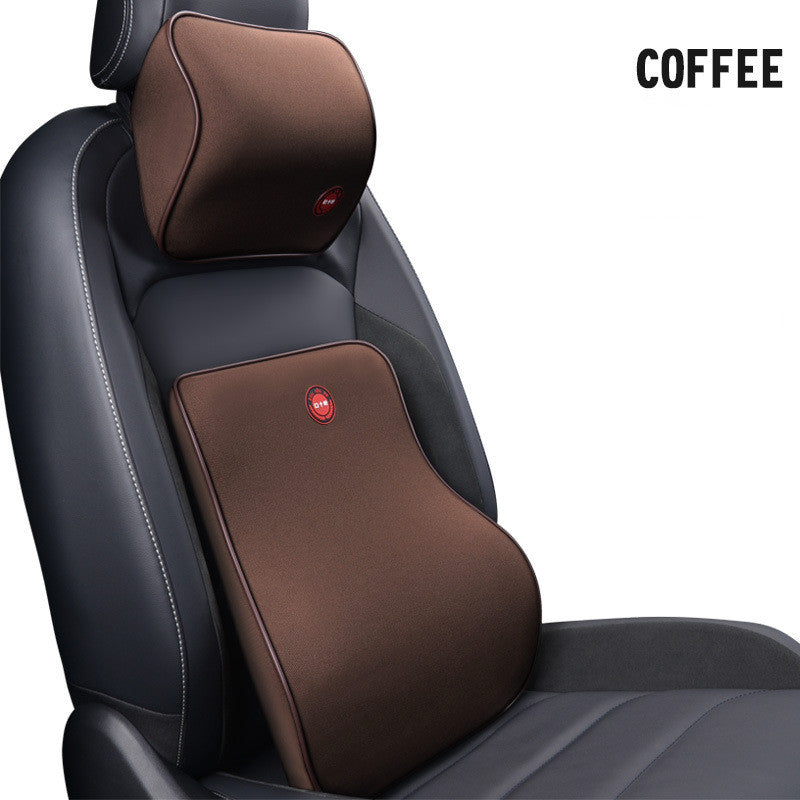Car Headrest Neck Protector Backrest Car Seat Pillow Lumbar Pillow Memory Foam - Auto Accessories -  Trend Goods