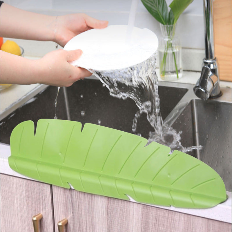 Creative Banana Leaf Kitchen Sink Baffle Plate Home - Kitchen Gadgets -  Trend Goods