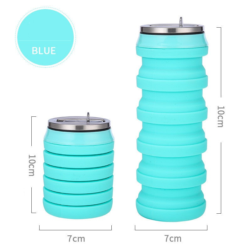 Silicone Folding Sports Water Bottle - Water Bottles -  Trend Goods