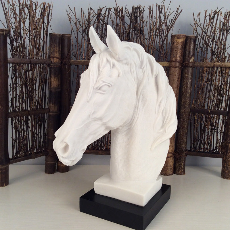 Resin horse head decoration - Home Decor -  Trend Goods