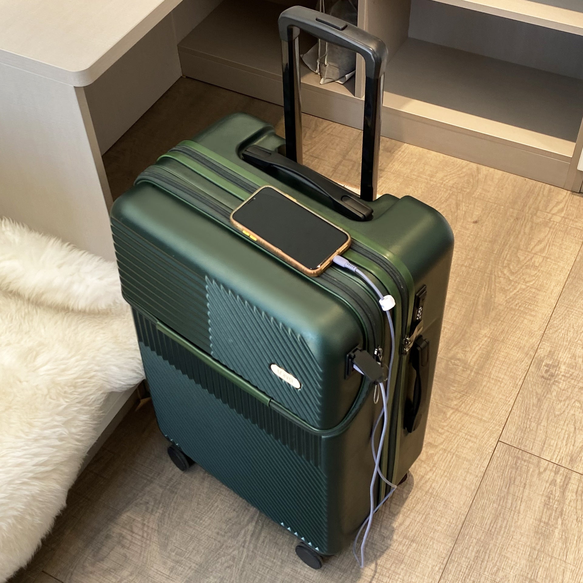 Small Front Opening Boarding Suitcase - Luggages -  Trend Goods