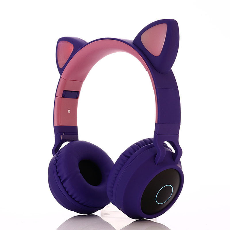 Cute Bluetooth 5.0 Headphone Stereo Wireless Headset - Bluetooth Headsets -  Trend Goods