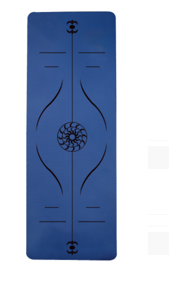 Yoga Mat Posture Line Non-slip Custom Fitness Mat For Beginners - Yoga Mats -  Trend Goods