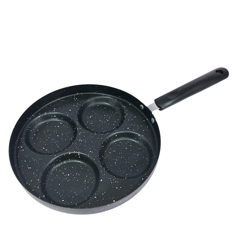 Four-hole Non-stick Small Flat Bottom Fried Egg Dumpling Pot - Pans -  Trend Goods