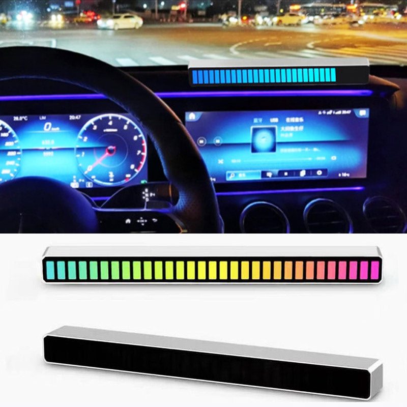 Car Sound Control Light RGB Voice-Activated Music Rhythm Ambient Light - Ambient Lights -  Trend Goods