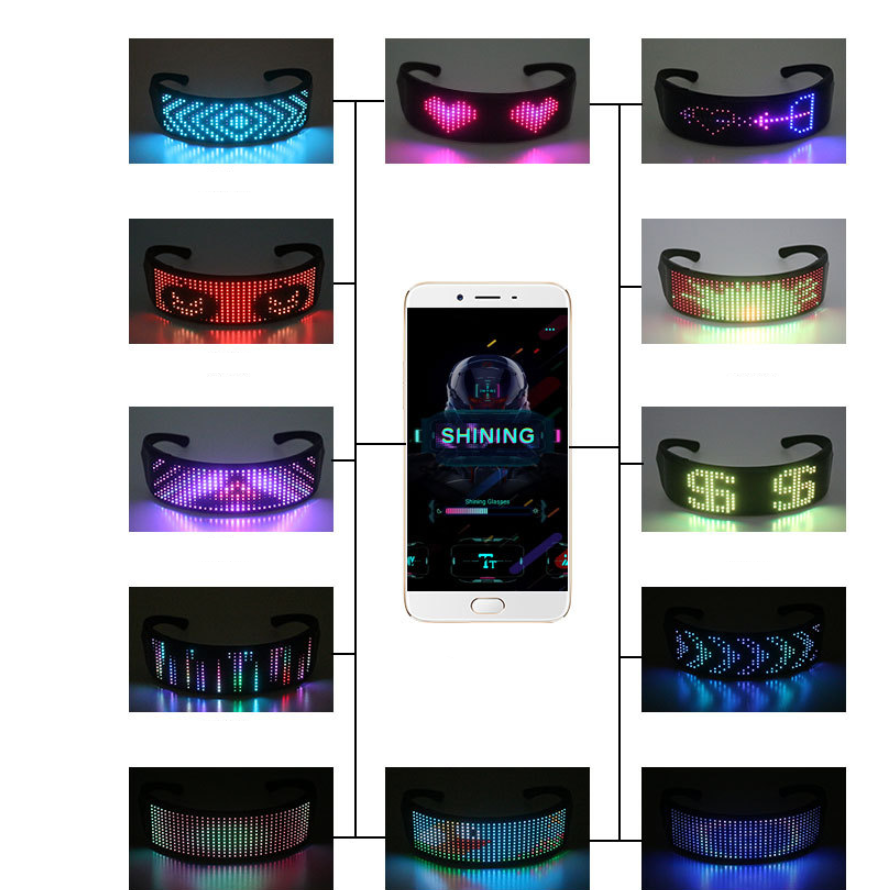 LED display glasses for dj music party - Smart Glasses -  Trend Goods