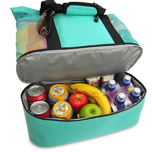 Large Capacity Double Layer Canvas Storage Bag - Totes -  Trend Goods