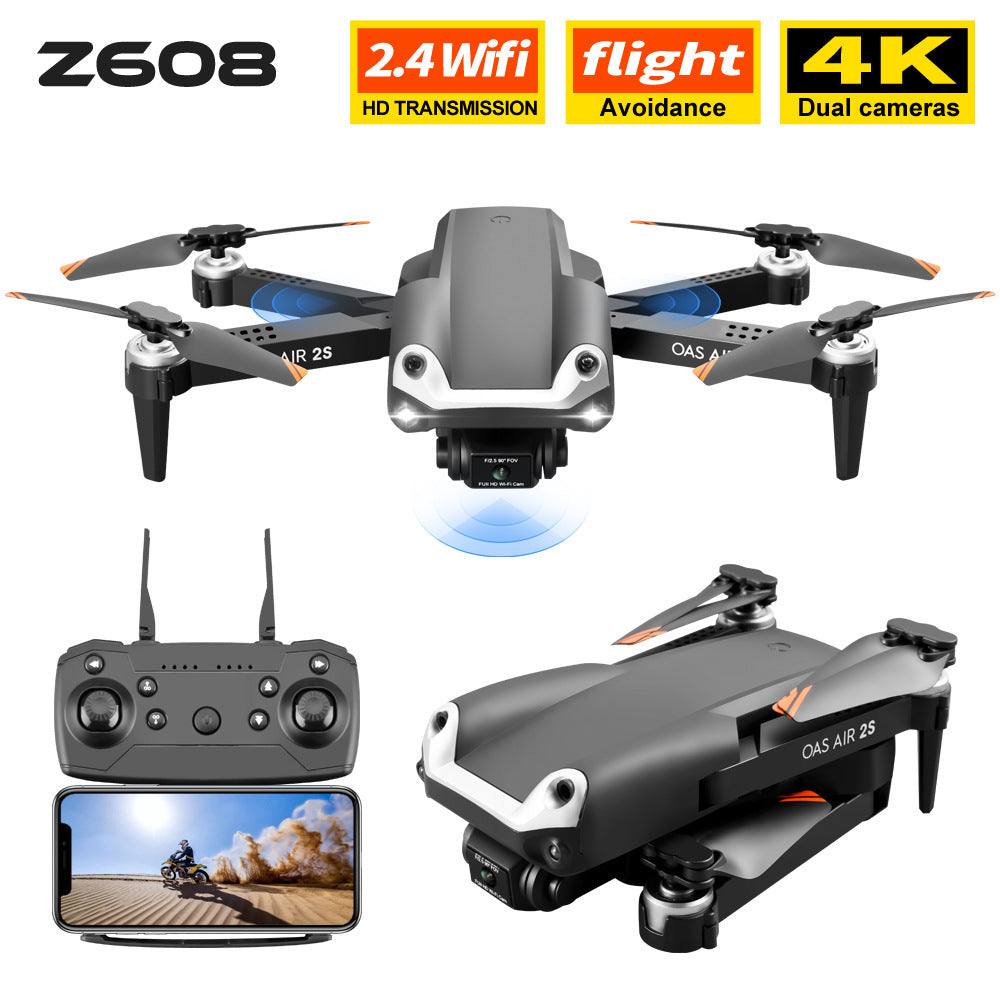 UAV Folding Four Axis 4K High Definition Dual Camera Aerial Model - Drones -  Trend Goods