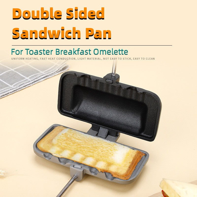 Non-Stick Foldable Double-Sided Sandwich Toast Pan Trend Goods