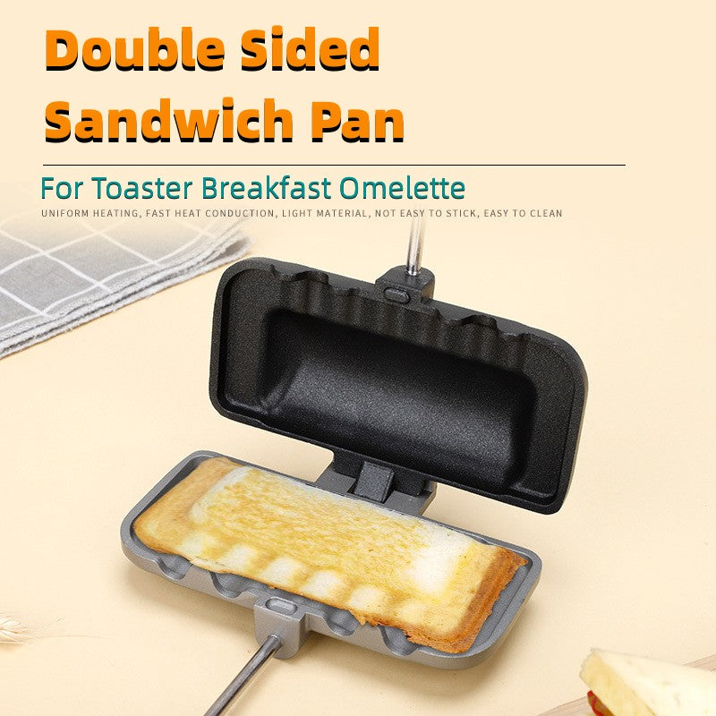 Non-Stick Foldable Double-Sided Sandwich Toast Pan - Pans -  Trend Goods