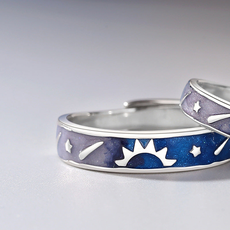 Original Design Of Sun Moon Couple Ring - Rings -  Trend Goods