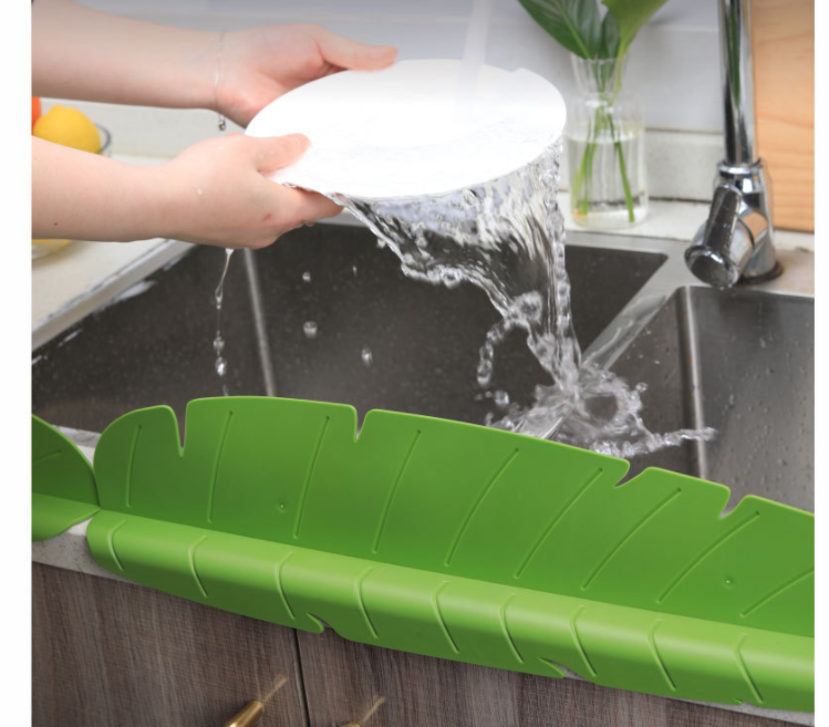 Creative Banana Leaf Kitchen Sink Baffle Plate Home - Kitchen Gadgets -  Trend Goods