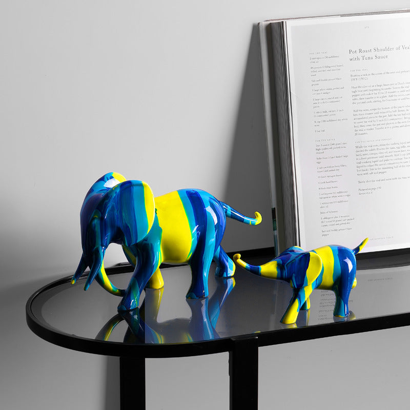 Resin Elephants Modern Home Decoration - Home Decor -  Trend Goods