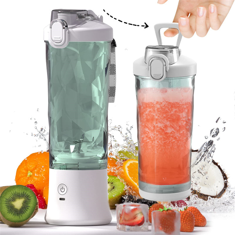 Mini Portable Blender Juicer For Shakes And Smoothies With 6 Blade - Juicers -  Trend Goods