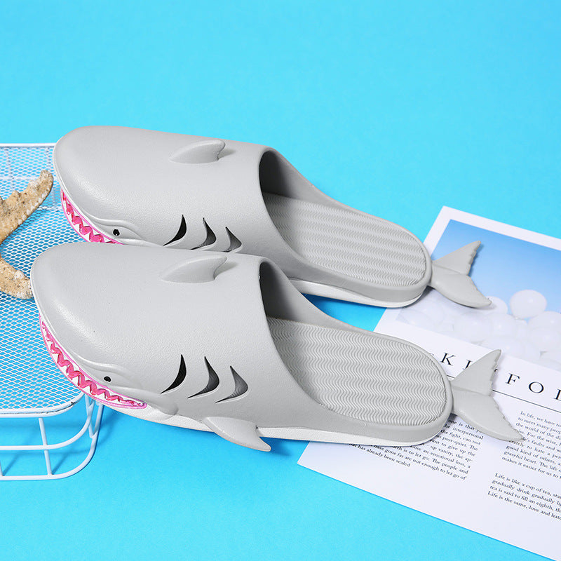 Shark Slippers Beach Shoes Home Flat Slippers - Slippers -  Trend Goods