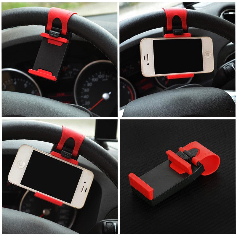 Car Steering Wheel Clip Mount Phone Holder - Auto Accessories -  Trend Goods