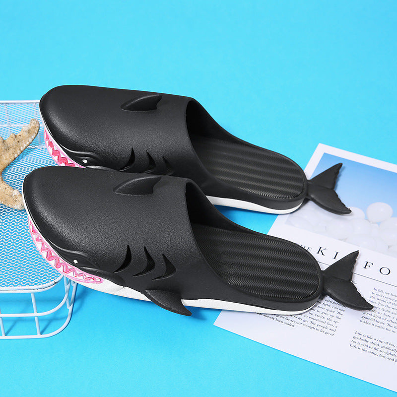 Shark Slippers Beach Shoes Home Flat Slippers - Slippers -  Trend Goods