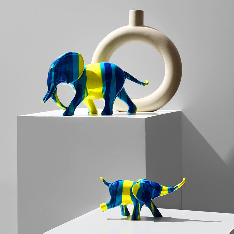 Resin Elephants Modern Home Decoration - Home Decor -  Trend Goods