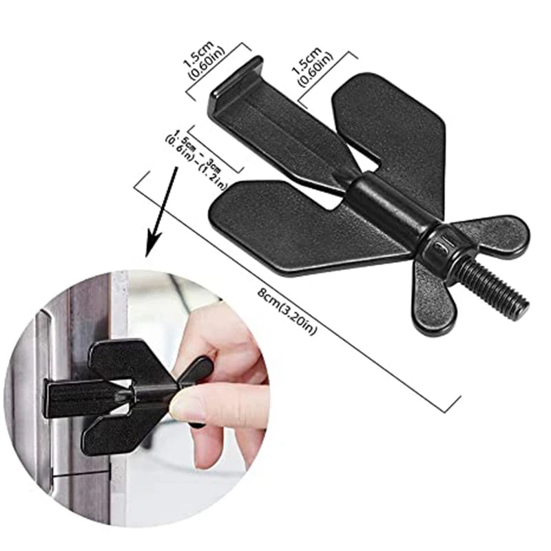 Portable Hotel Door Lock Self-Defense Travel Anti-theft Childproof Door Stopper - Door Stoppers -  Trend Goods