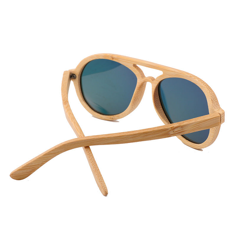 Wooden Frame Unisex Sunglasses - Sunglasses -  Trend Goods