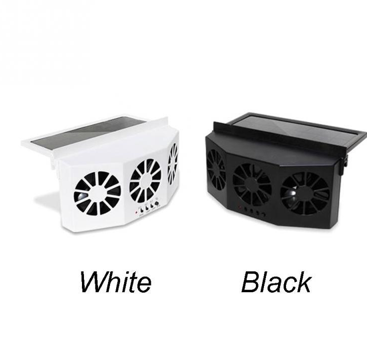 Car Portable Solar Energy Cooling Vent 3 Fans - Fans -  Trend Goods