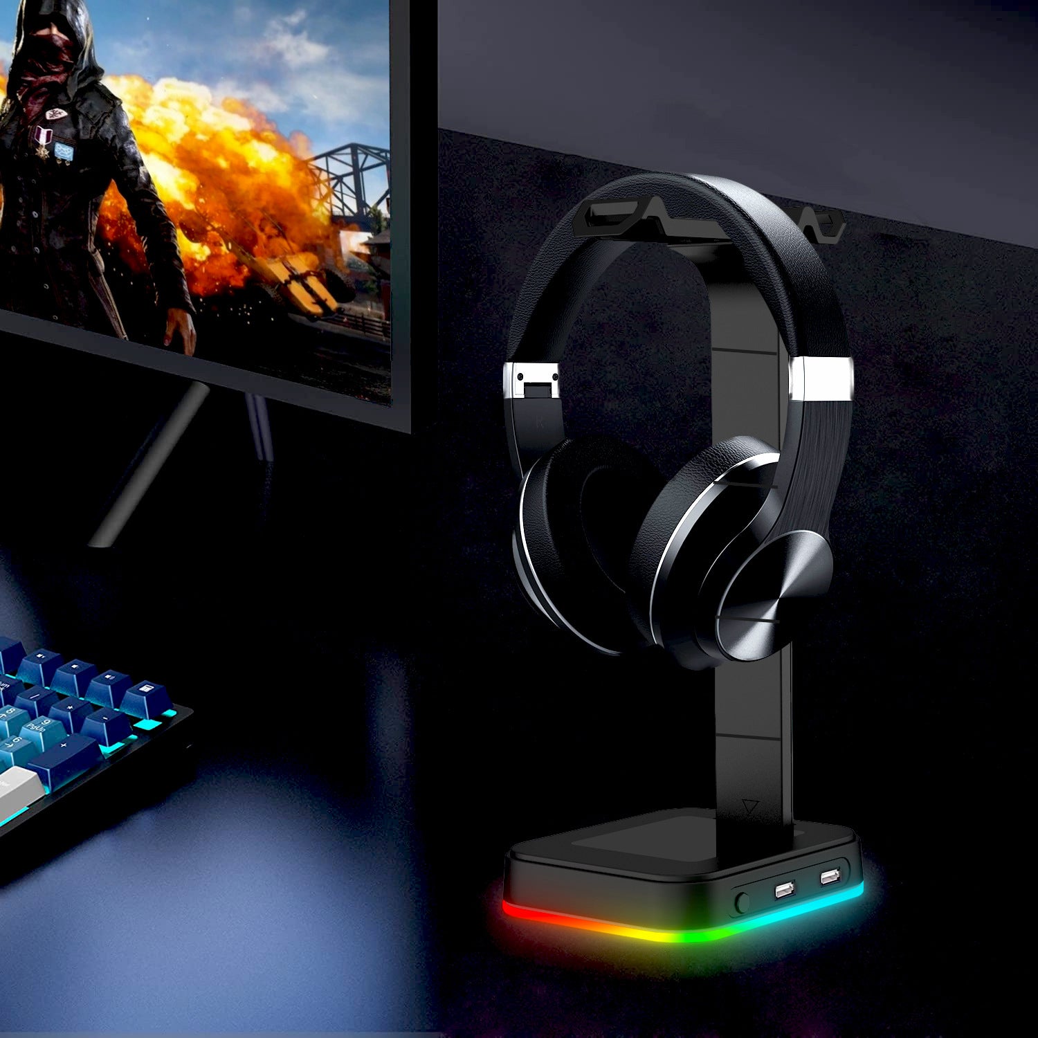 Colorchanging Gaming Headset Bracket - Headphone Accessories -  Trend Goods