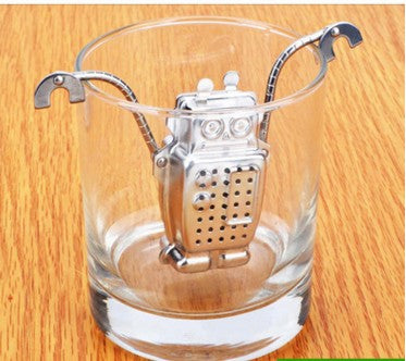 Robot Tea Infuser and Drip Tray - Kitchen Gadgets -  Trend Goods