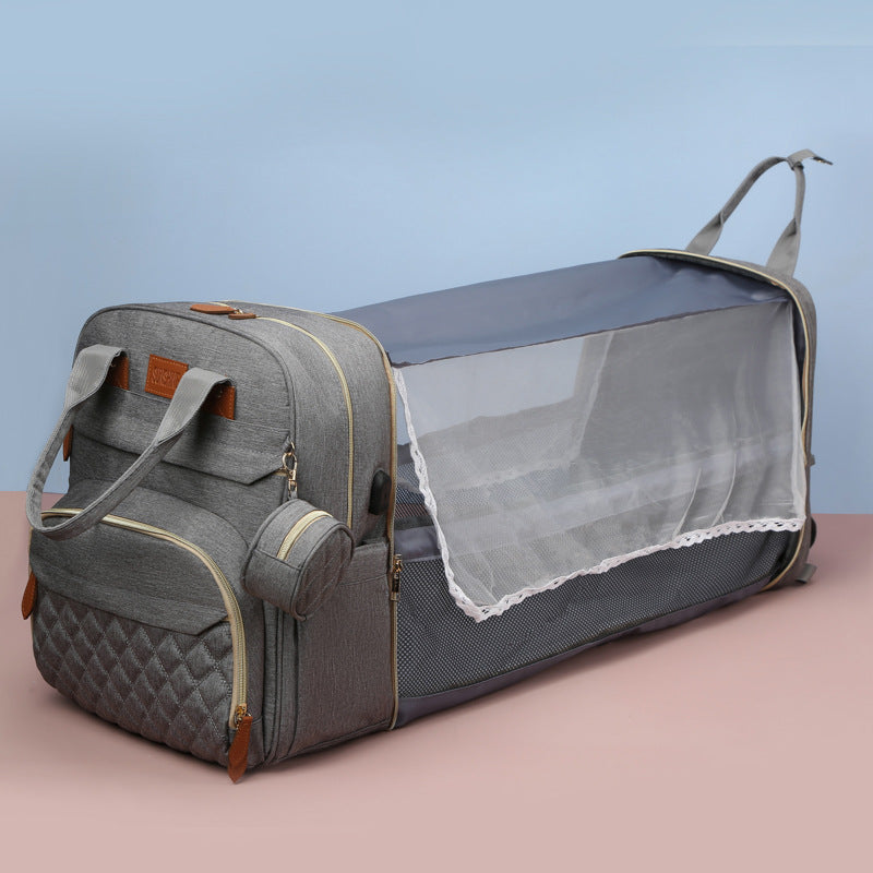 Folding Crib, Sunshade, Multi-function Mummy Bed - Mummy Bags -  Trend Goods