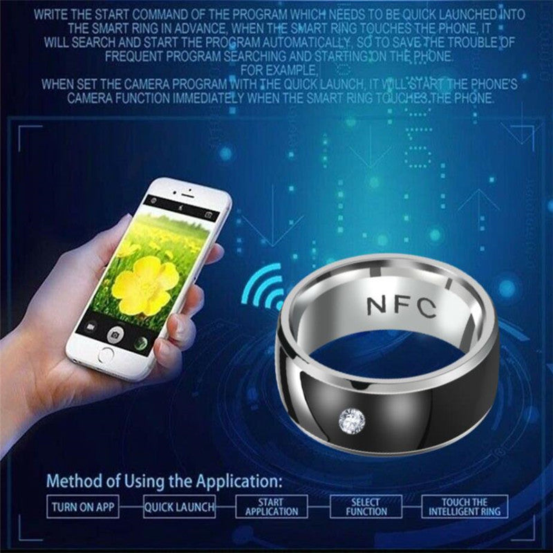 Multifunctional Smart Wearable Access Control Stainless Steel Ring - Rings -  Trend Goods