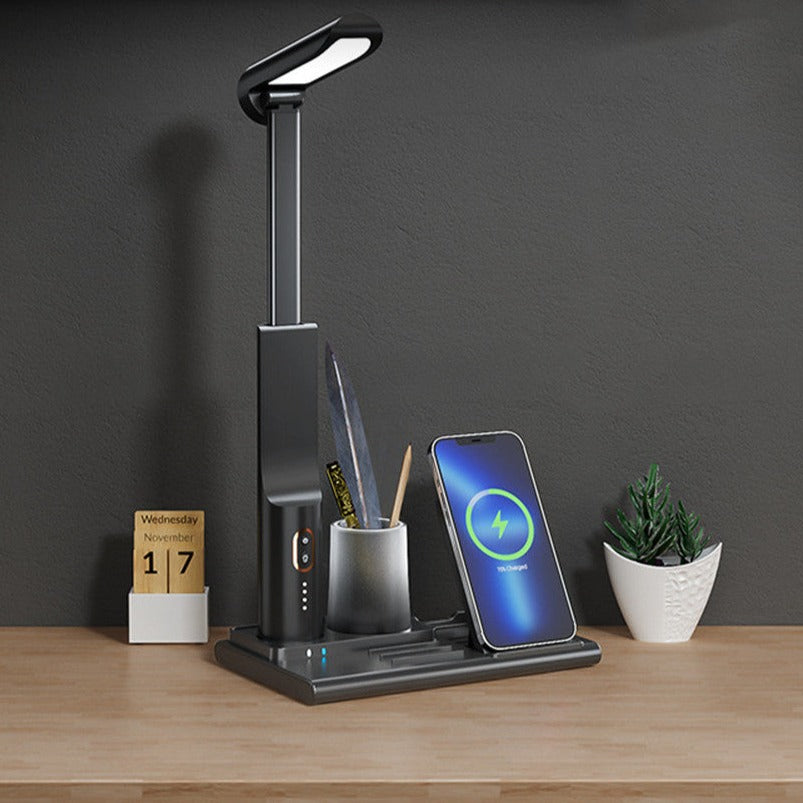 Wireless Charging Desk Lamp Office Desktop Pen Holder - Wireless Chargers -  Trend Goods