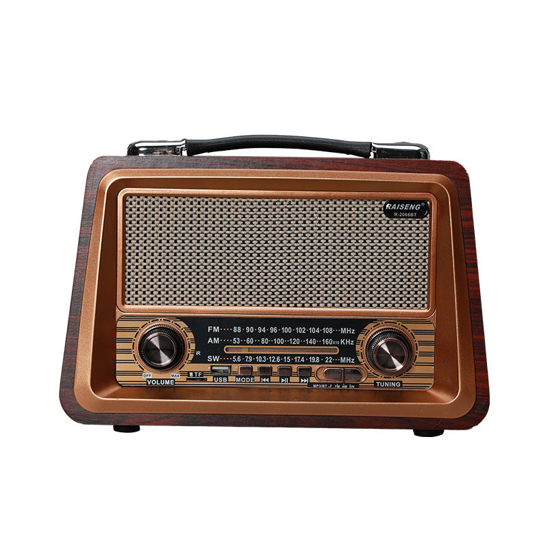 Wooden Retro Radio Wireless Bluetooth Speaker - Bluetooth Speakers -  Trend Goods