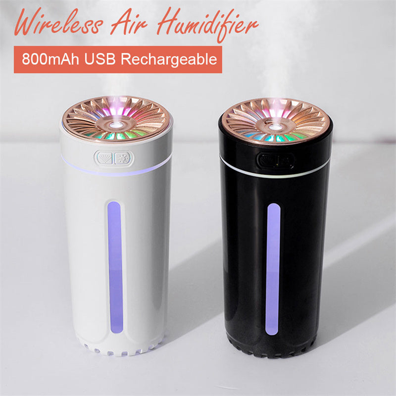 Wireless Air Humidifier Colorful Lights Mute Ultrasonic USB Fogger - Humidifiers -  Trend Goods