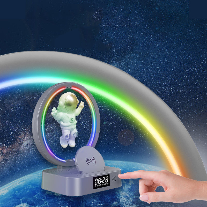 Magnetic Levitation Astronaut Bluetooth Speaker RGB Mini Radio TWS Sound Box - Bluetooth Speakers -  Trend Goods