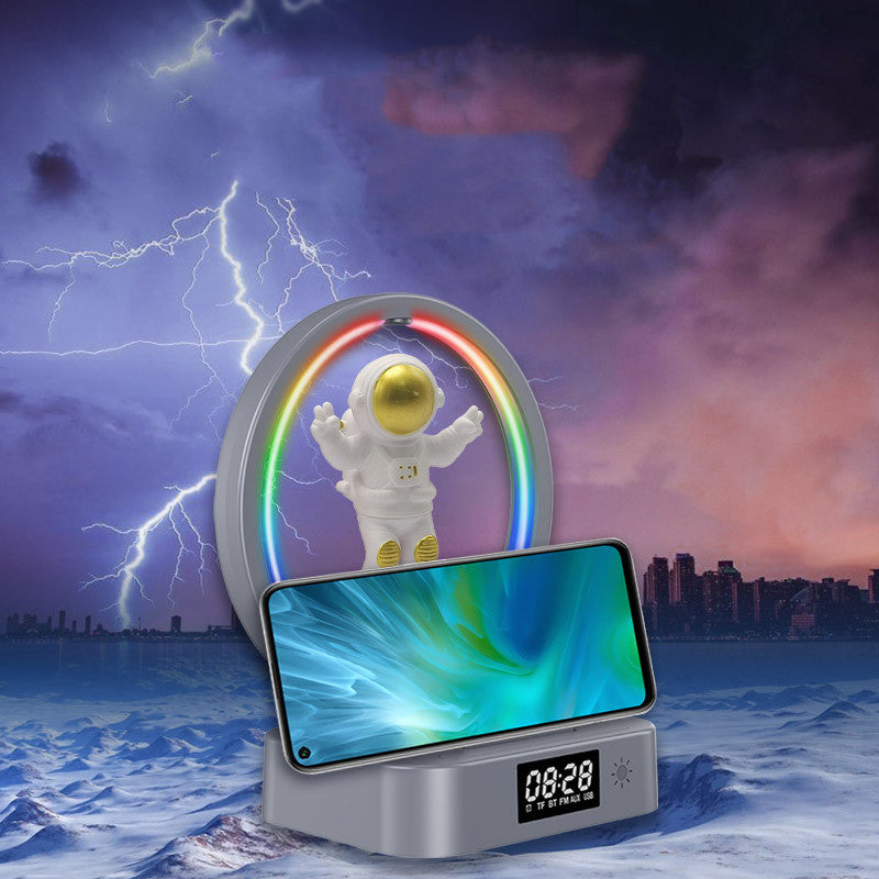 Magnetic Levitation Astronaut Bluetooth Speaker RGB Mini Radio TWS Sound Box - Bluetooth Speakers -  Trend Goods