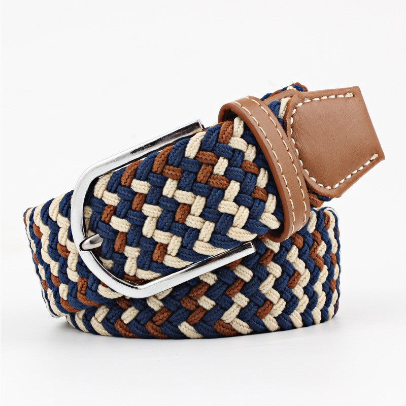 Casual Stretch Braided Canvas Belt Needle Buckle - Belts -  Trend Goods