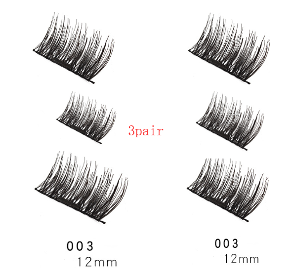 3D Double Magnetic Eyelashes - Eyelash Enhancers -  Trend Goods