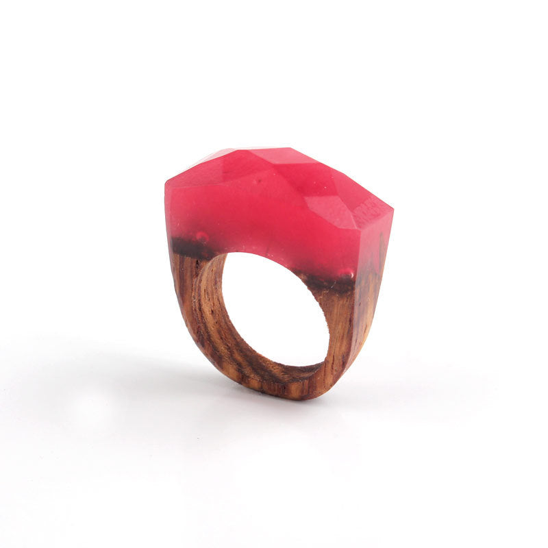 Wood ring characteristic ring resin ring - Rings -  Trend Goods