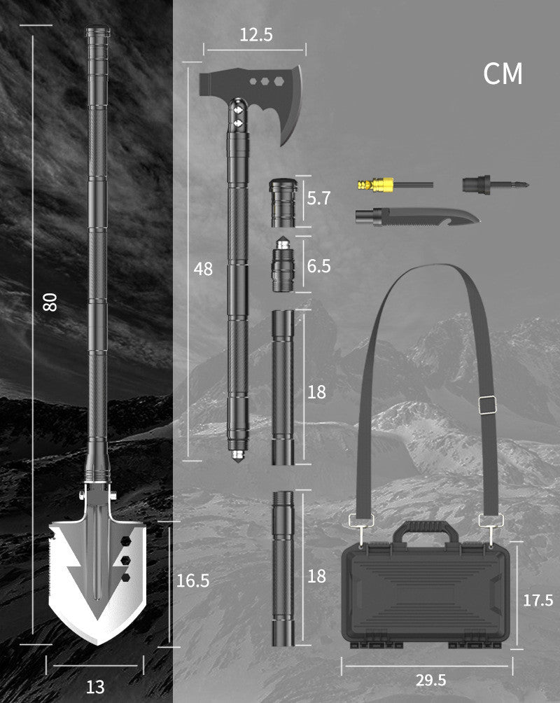 Outdoor Camping Equipment Multi-function Shovel - Camping Accessories -  Trend Goods