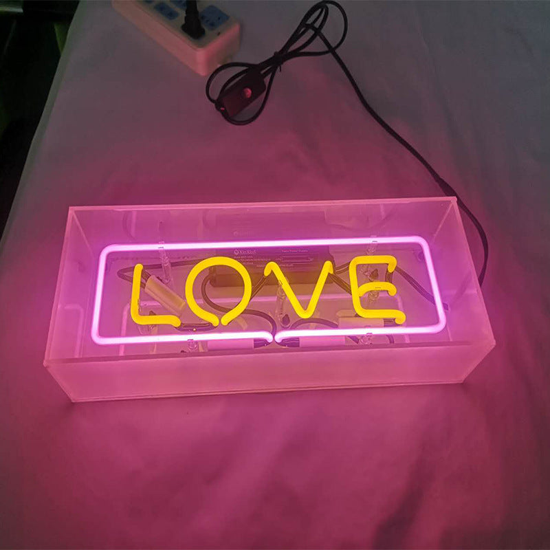 Neon Sign Acrylic Glass Light Box - Ambient Lights -  Trend Goods