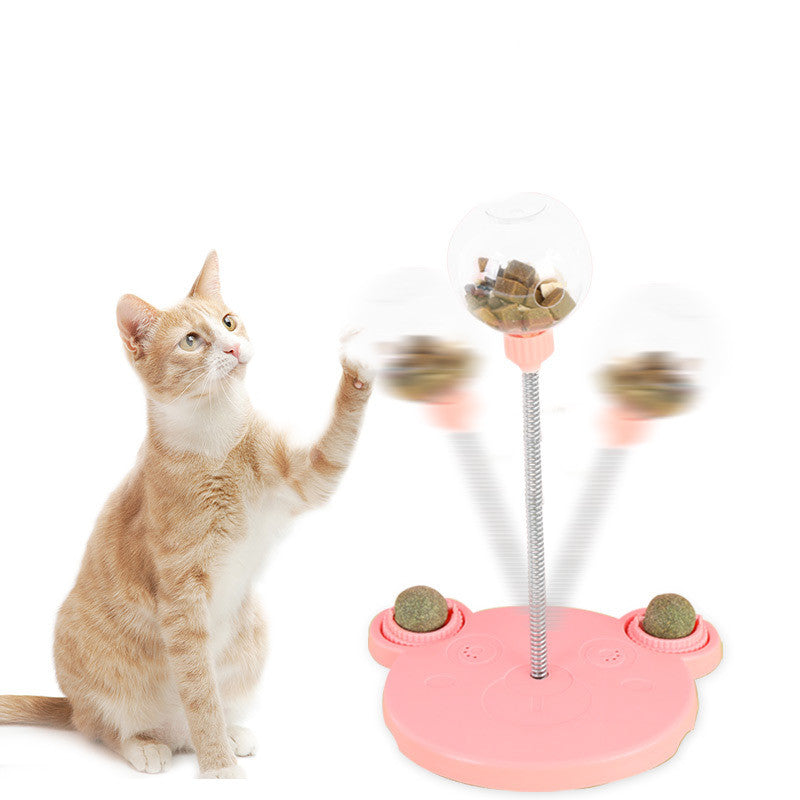 Pet Feeder Cat Toy Pets Leaking Food Ball Self-Playing - Pet Toys -  Trend Goods