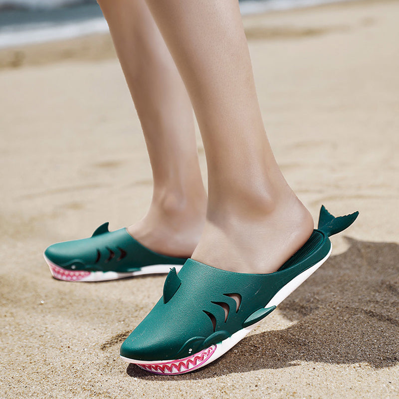 Shark Slippers Beach Shoes Home Flat Slippers - Slippers -  Trend Goods