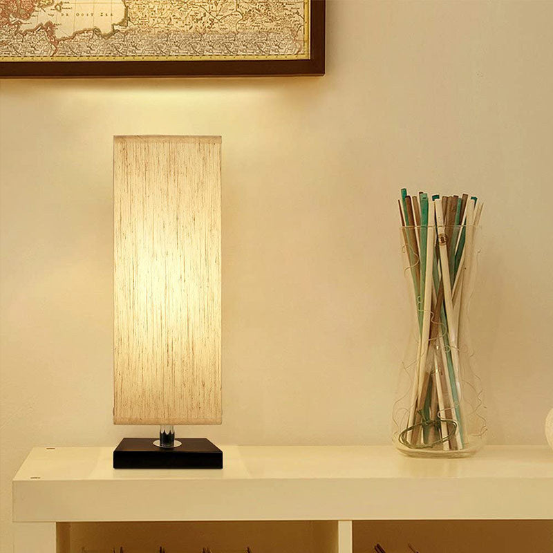 Modern Simple Square Small Cloth Cover Table Lamp - Table Lamps -  Trend Goods