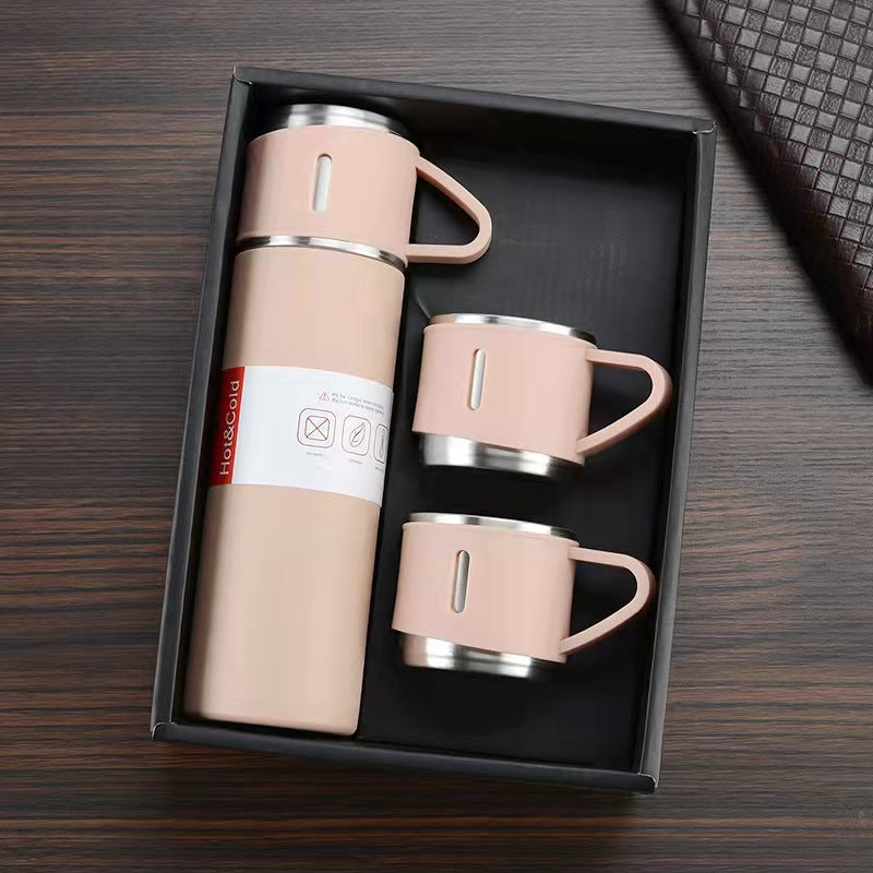 Stainless Steel Vacuum Flask Business Gift Set - Mugs -  Trend Goods