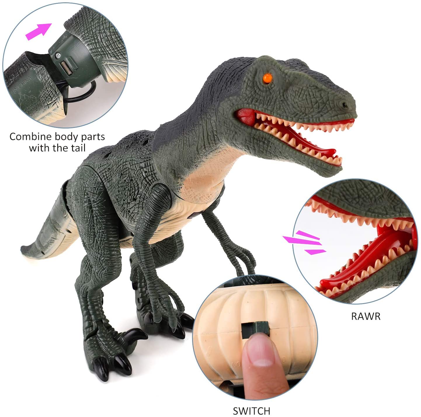 Simulation Walking Dinosaur Remote Control Toy - RC Toys -  Trend Goods