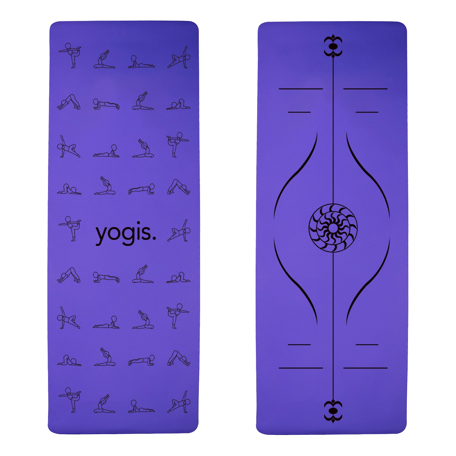 Yoga Mat Posture Line Non-slip Custom Fitness Mat For Beginners - Yoga Mats -  Trend Goods