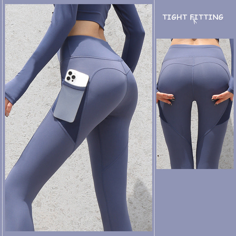 Gym Sport Seamless Yoga Leggings With Pockets - Yoga Pants -  Trend Goods