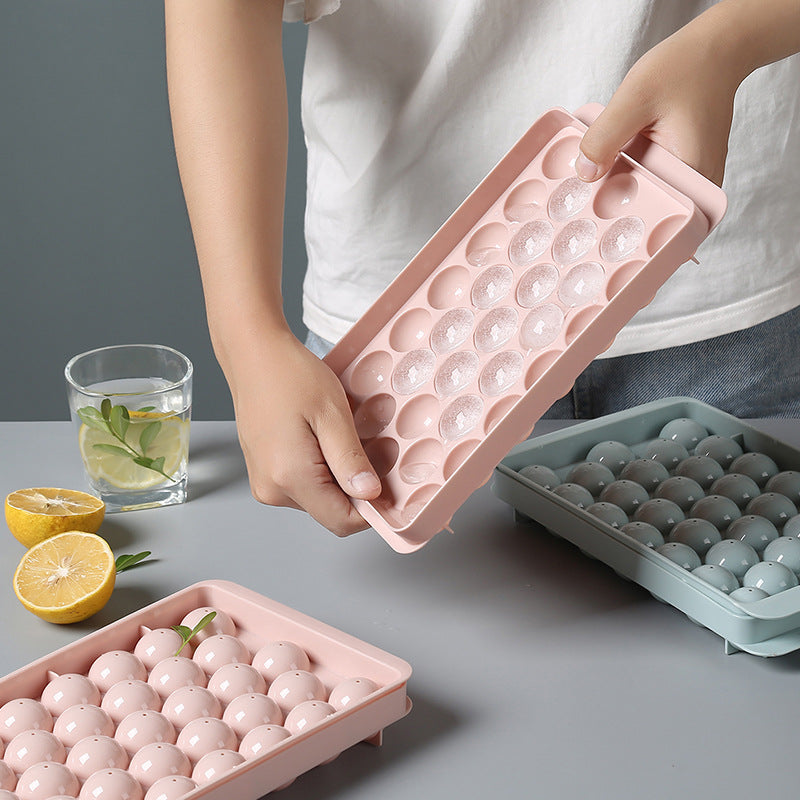 Silicone Ice Tray 3D Round Ice Molds - Ice Cubes -  Trend Goods