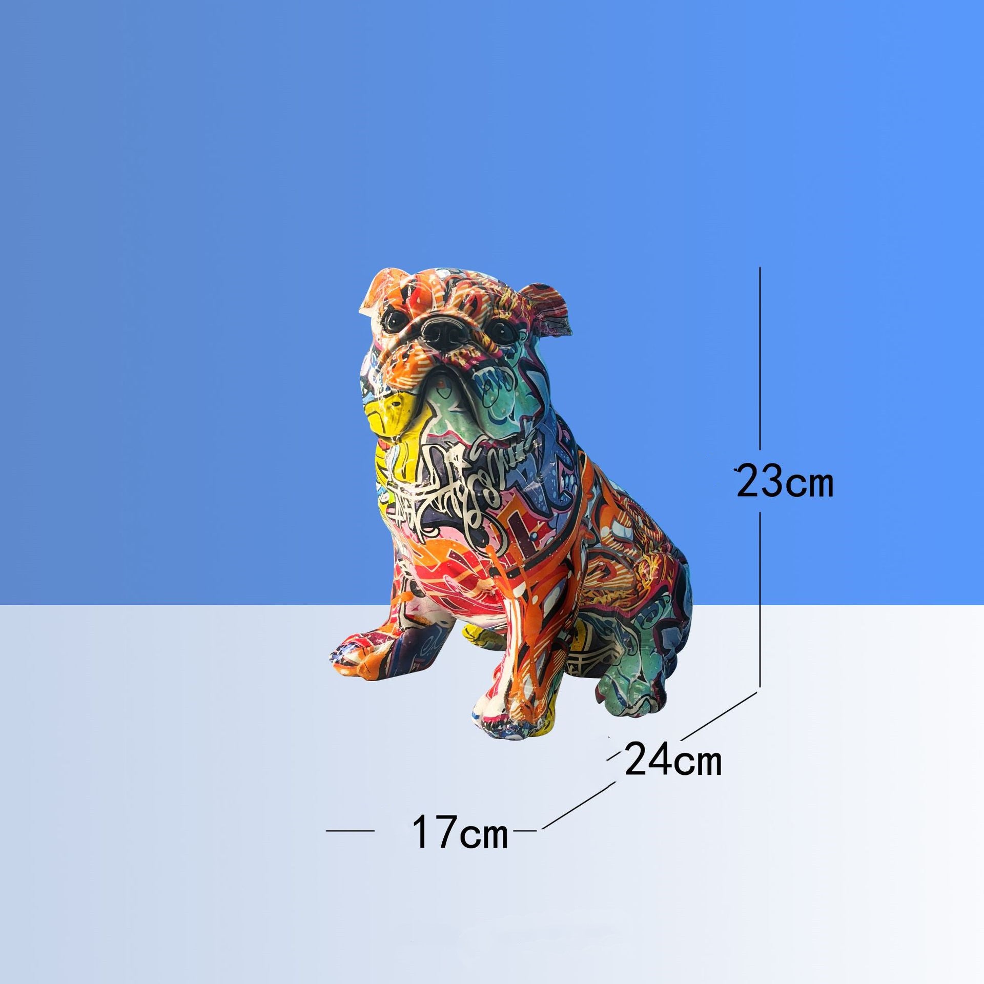 Water Transfer Printing Bulldog Creative Resin Crafts - Home Decor -  Trend Goods